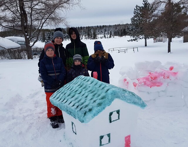 Le concours Monuments de neige va bon train!